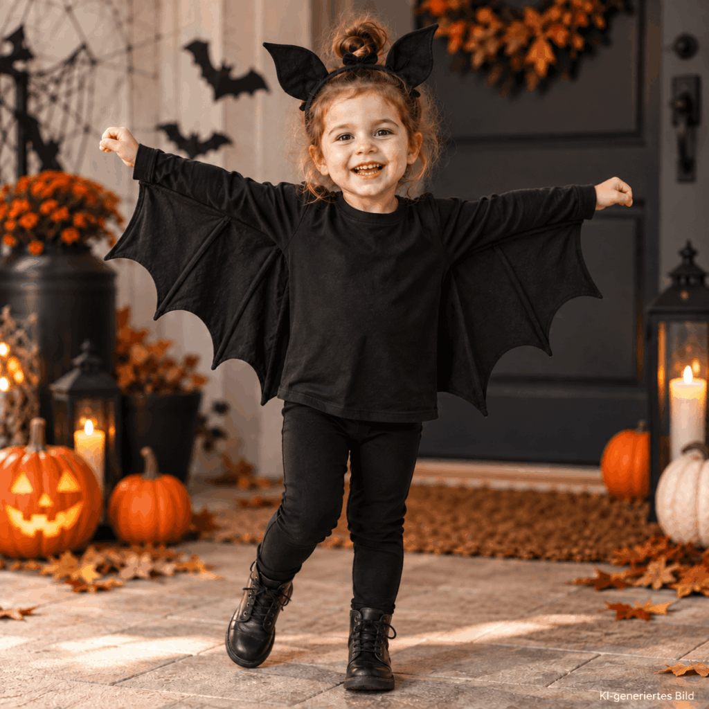 Hier findest du einfache und günstige Halloween-Kostüm Ideen für Kinder