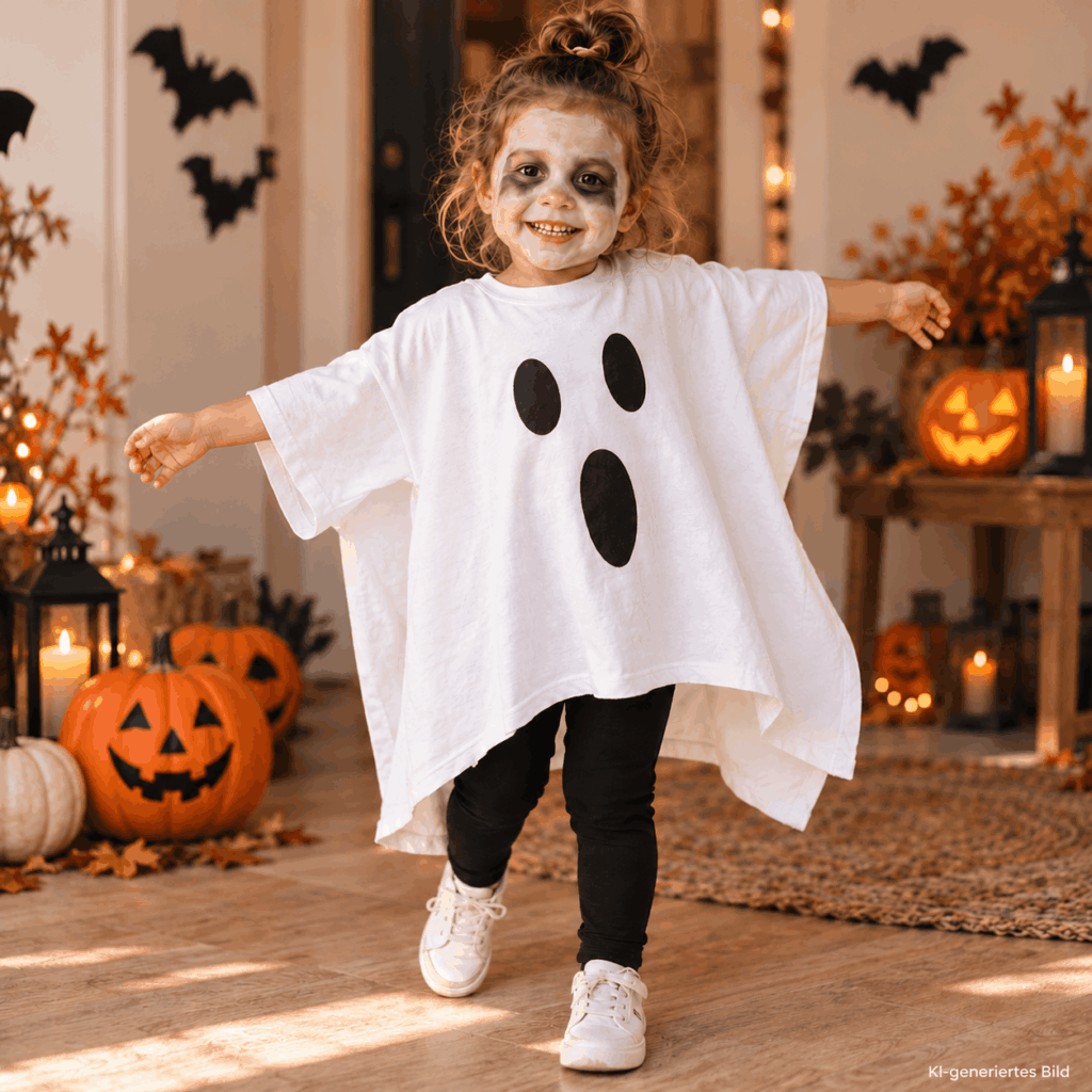Hier findest du einfache und günstige Halloween-Kostüm Ideen für Kinder