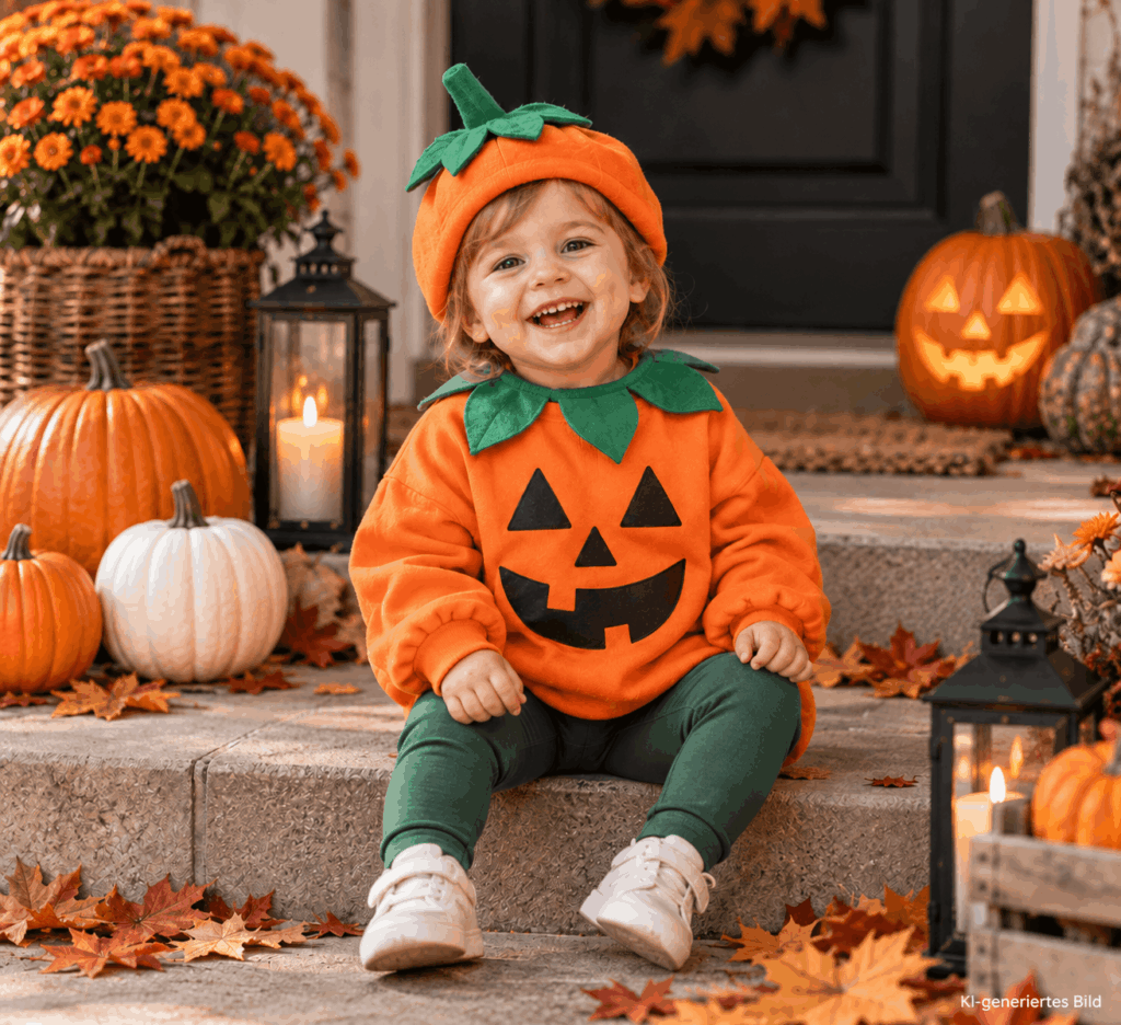Hier findest du einfache und günstige Halloween-Kostüm Ideen für Kinder